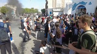 Tunisian protesters clash with police over missing migrants