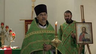 قداس بكنيسة أرثوذوكسية في المجر