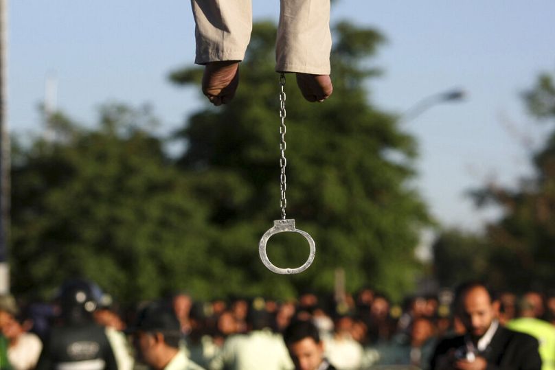 Iran still has the death penalty. This photo was taken in 2011, in the city of Qazvin, near Tehran the Iranian capital.