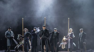 The cast of Rambert Dance in Peaky Blinders: The Redemption of Thomas Shelby