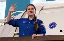 Анна Кикина в Центре подготовки космонавтов в подмосковном Звёздном городке
