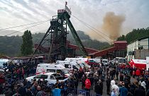 Родственники шахтёров собрались на месте трагедии, Амасра, провинция Бартын