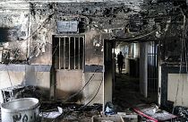 آتش‌سوزی و تیراندازی در زندان اوین