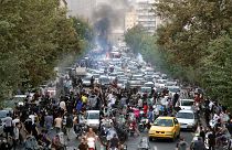 احتجاجاj على مقتل مهسا أميني وسط طهران. 2022/0921