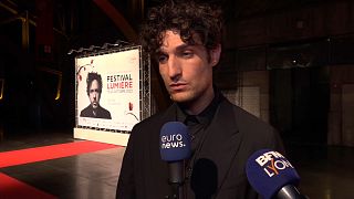 Louis Garrel est venu présenter son film "L'innocent" lors de la soirée d'ouverture, samedi soir (Lyon, France).