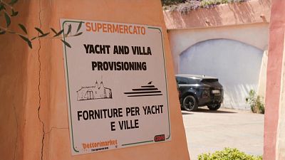 Oligarchs who frequented Sardinia's Emerald Coast have been banned from traveling by EU sanctions.