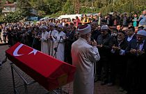Funeral das vítimas de acidente em mina de carvão no norte da Turquia