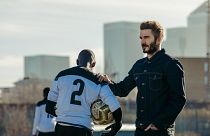 A preview shot of David Beckham mentoring in 'Save Our Squad'