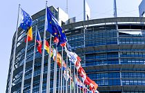 Az Európai Parlament székhelye Strasbourgban, Franciaországban