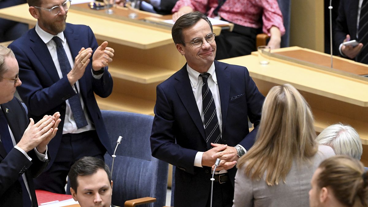 اولف کریسترسون در پارلمان سوئد