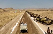 عرض عسكري لجيش الحرس الثوري في إيران في خضم اضطرابات في البلاد