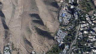 Спутниковый снимок района тюрьмы "Эвин"