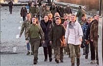 Rusya'nın esir değişimi kapsamında serbest bıraktığı Ukraynalı kadın askerler