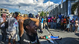 Manifestaciones violentas en Haití.