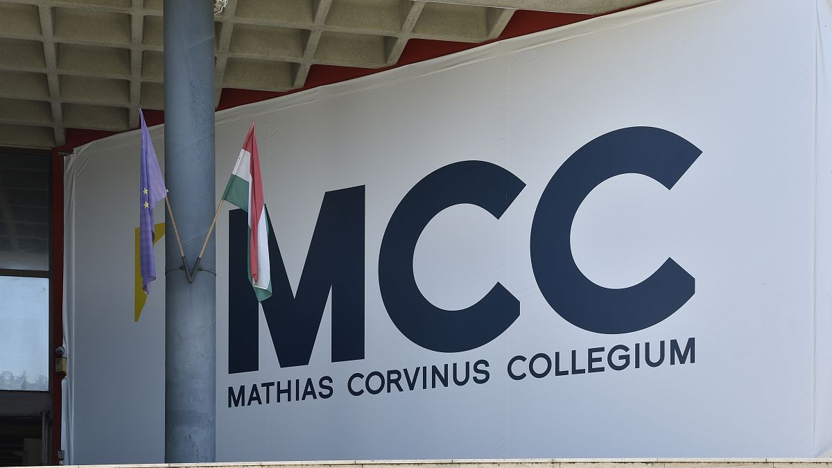 A Mathias Corvinus Collegium (MCC) bejárata a főváros I. kerületében, a Somlói úton