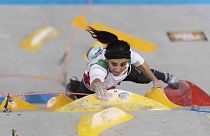 Elnaz Rekabi durante competição em Seul