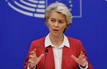 European Commission President Ursula von der Leyen presents new measures to tackle high energy prices in Strasbourg
