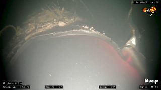 Повреждения, обнаруженные водолазами на трубопроводе "Северный поток"