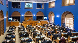 Зал заседаний парламента Эстонской Республики