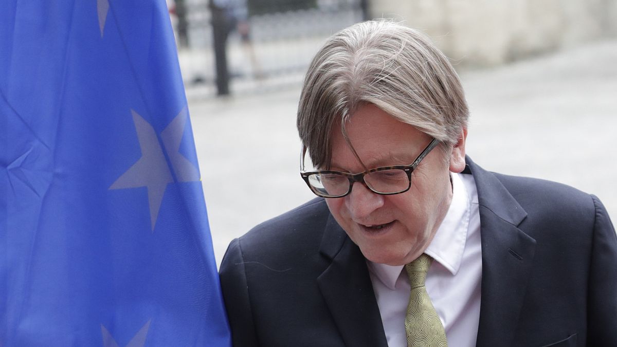 Guy Verhofstadt Brüsszelben 2019. június 20-án – képünk illusztráció