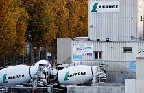 A site of cement maker Lafarge is pictured in Paris in November 2017