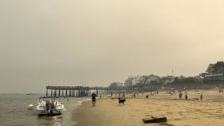 Beach along Southwestern France