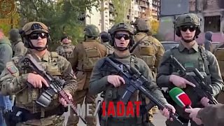 Drei Söhne von Tschetscheniens Präsident Kadyrow in Mariupol in der Ukraine