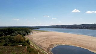 Seca afeta Danúbio e economia da região