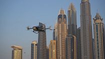 O carro voador XPeng nos céus do Dubai
