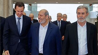 بشار اسد و خلیل الحیه