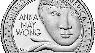 Anna May Wong on the 2022 quarter, as part of the American Women Quarters Program