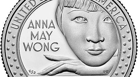 Anna May Wong on the 2022 quarter, as part of the American Women Quarters Program