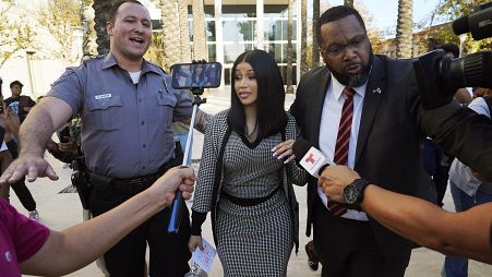 Cardi B leaves federal court as proceedings continue in a $5 million copyright infringement lawsuit against her