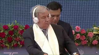 UN Secretary-General, António Guterres, in Mumbai