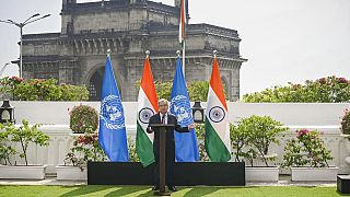 António Guterres visita Índia