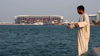 Le stade 974 qui accueillera une partie des matches de la Coupe du monde de football 2022 au Qatar - 20.10.2022