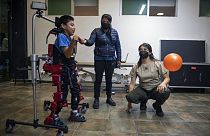 This robotic exoskeleton helps children with cerebral palsy walk and play