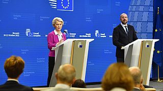 Az ET és az EB elnöke tart sajtótájékoztatót Brüsszelben