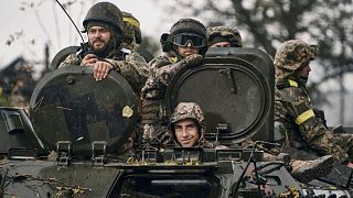 سربازان اوکراینی در منطقه دونتسک