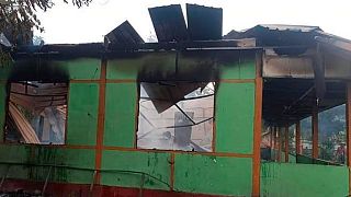 نیروهای نظامی مدرسه‌ای در میانمار را آتش زدند