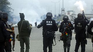 EndSARS memorial: Nigerian police fire tear gas at protesters