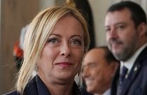 Brothers of Italy's leader Giorgia Meloni arrives at the Quirinale Presidential Palace