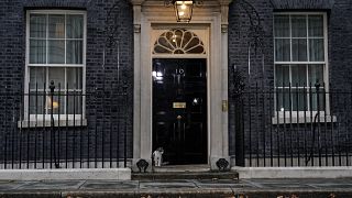 A brit kormányfő rezidenciájának bejárata Londonban