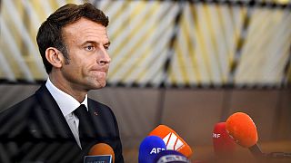 Emmanuel Macron a brüsszeli EU-csúcson