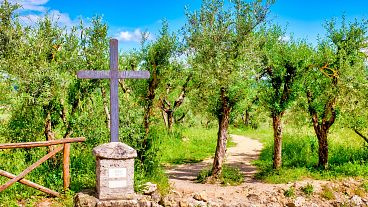 Hike through Switzerland and Italy to Rome on the Via Francigena.