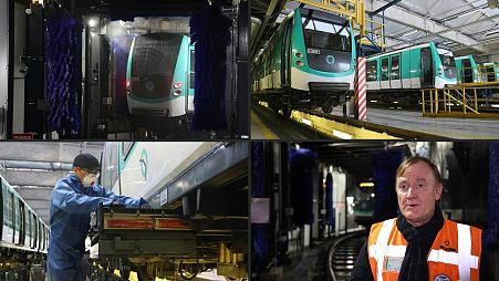 Paris metro trains visit the workshop for maintenance every 45 days