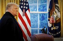 Eski ABD Başkanı Trump'ın 6 Ocak konuşması sonrası Oval Ofis'te çekilmiş bir fotoğrafı