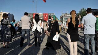 ميدان تقسيم في اسطنبول في 19 حزيران يونيو 2013