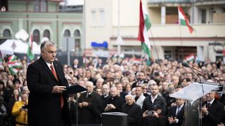 Orbán Viktor beszédet mond az 1956-os forradalom és szabadságharc 66. évfordulóján Zalaegerszegen