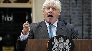 Britain's former Prime Minister Boris Johnson